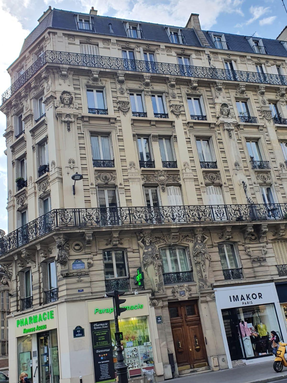 Appartement immeuble pierre de taille Paris 6
